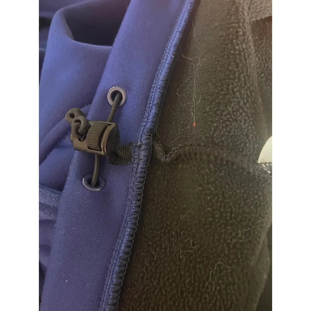 Nike Athletic Dept Full Zip Hooded Jacket Blue Men's M Soft Shell Pockets